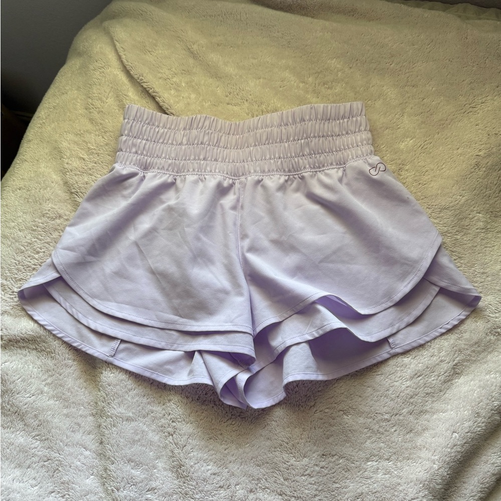xs light purple calia shorts